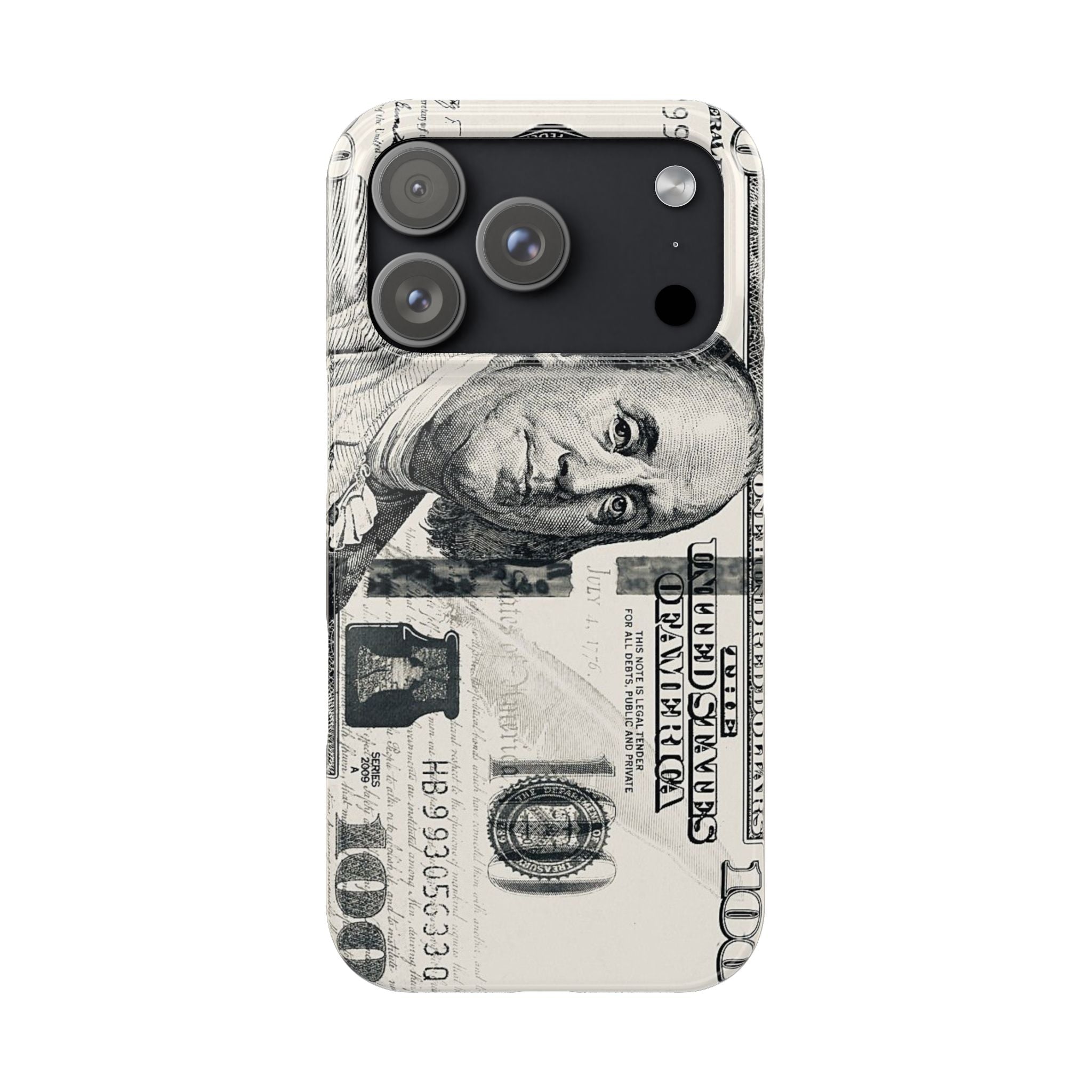 Slim Phone Case — 100 Bill Money Pattern Slim Protective Case