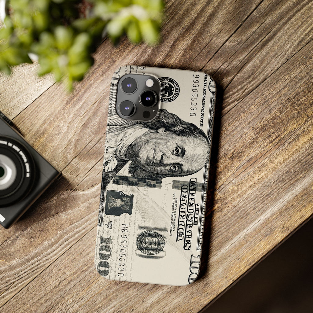Slim Phone Case — 100 Bill Money Pattern Slim Protective Case