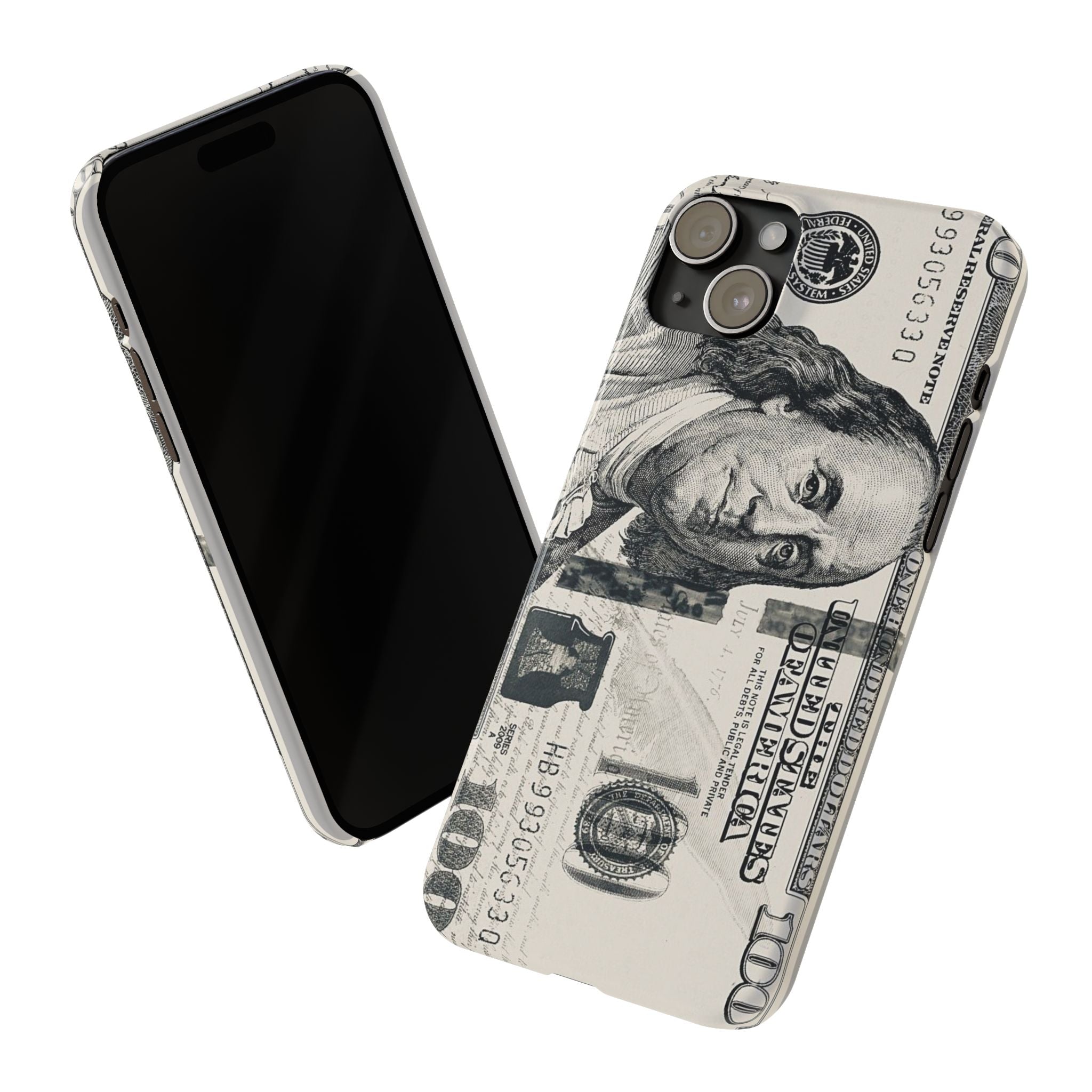 Slim Phone Case — 100 Bill Money Pattern Slim Protective Case