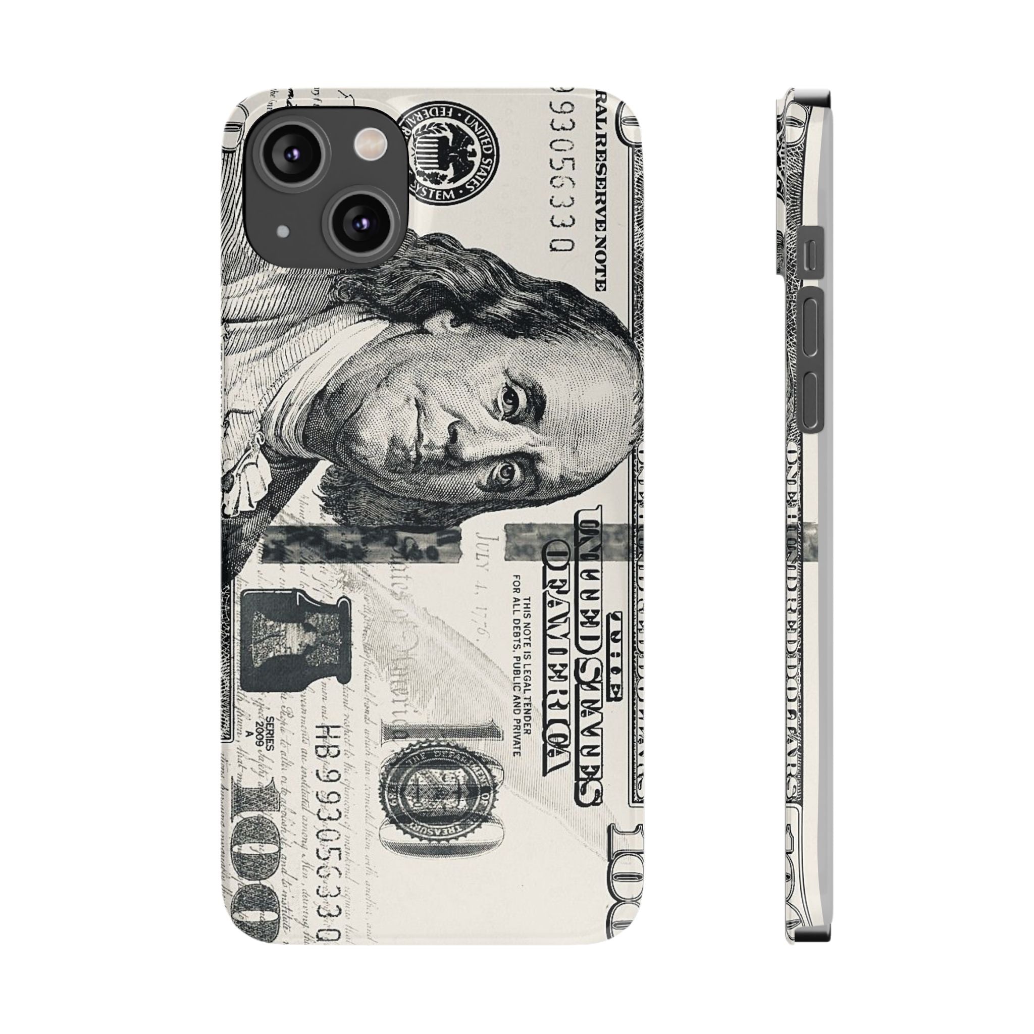 Slim Phone Case — 100 Bill Money Pattern Slim Protective Case