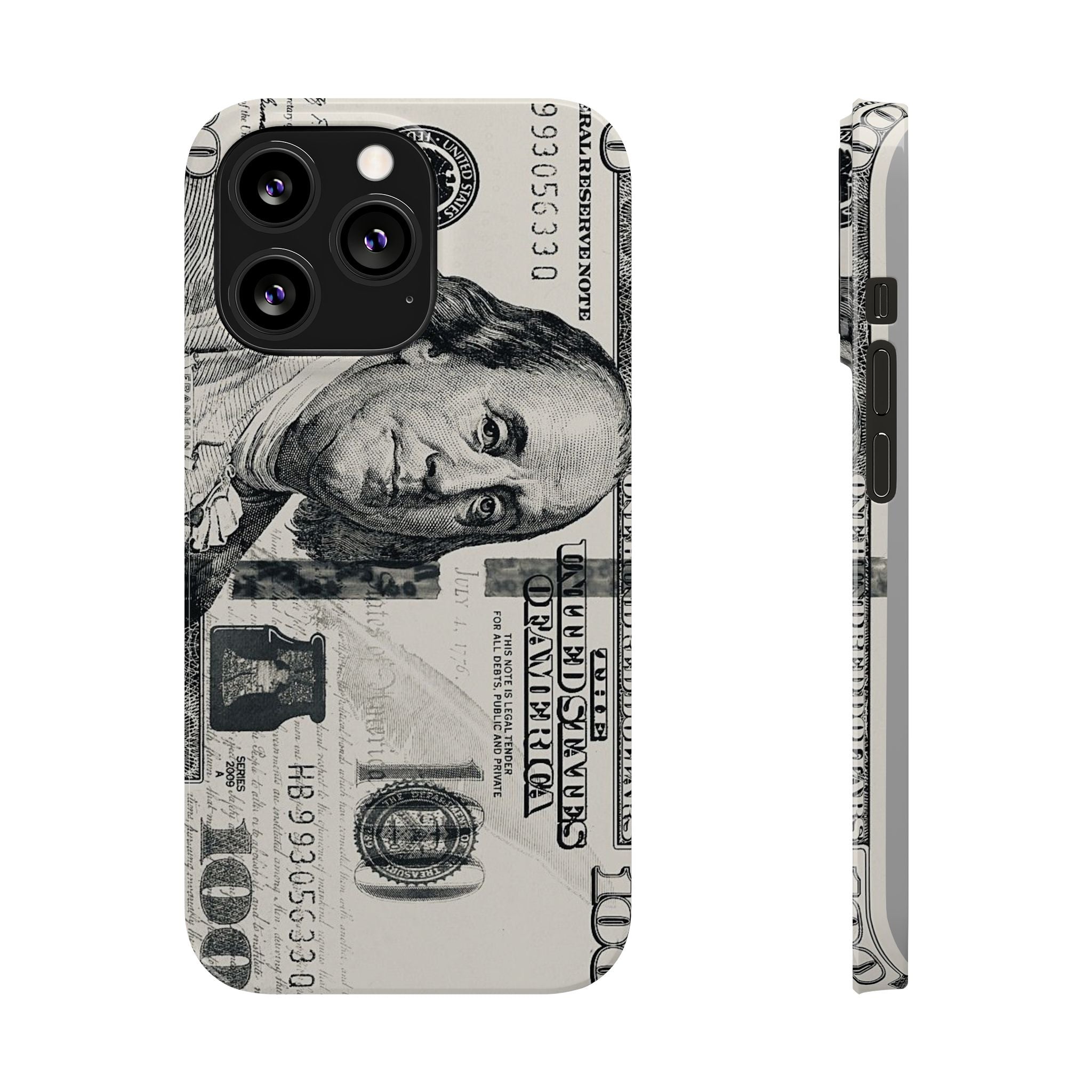 Slim Phone Case — 100 Bill Money Pattern Slim Protective Case