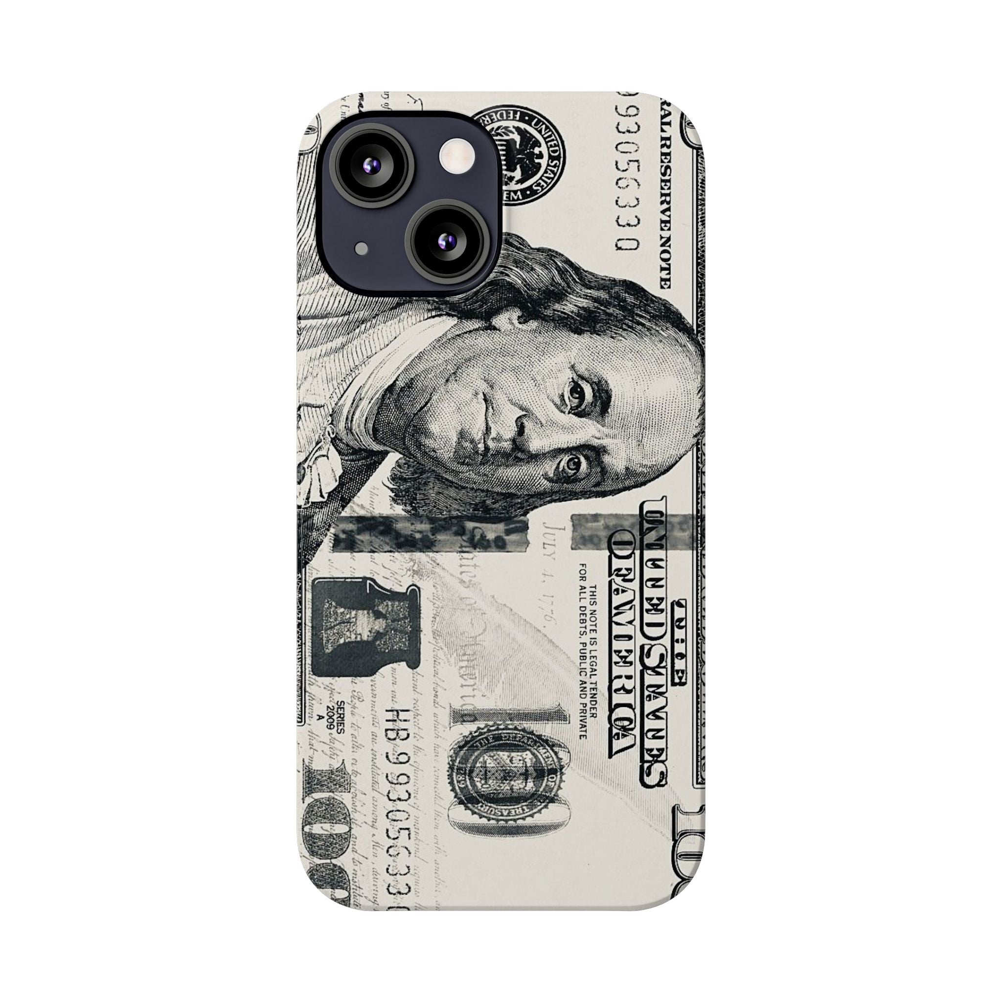 Slim Phone Case — 100 Bill Money Pattern Slim Protective Case