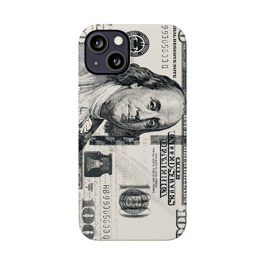 Slim Phone Case — 100 Bill Money Pattern Slim Protective Case