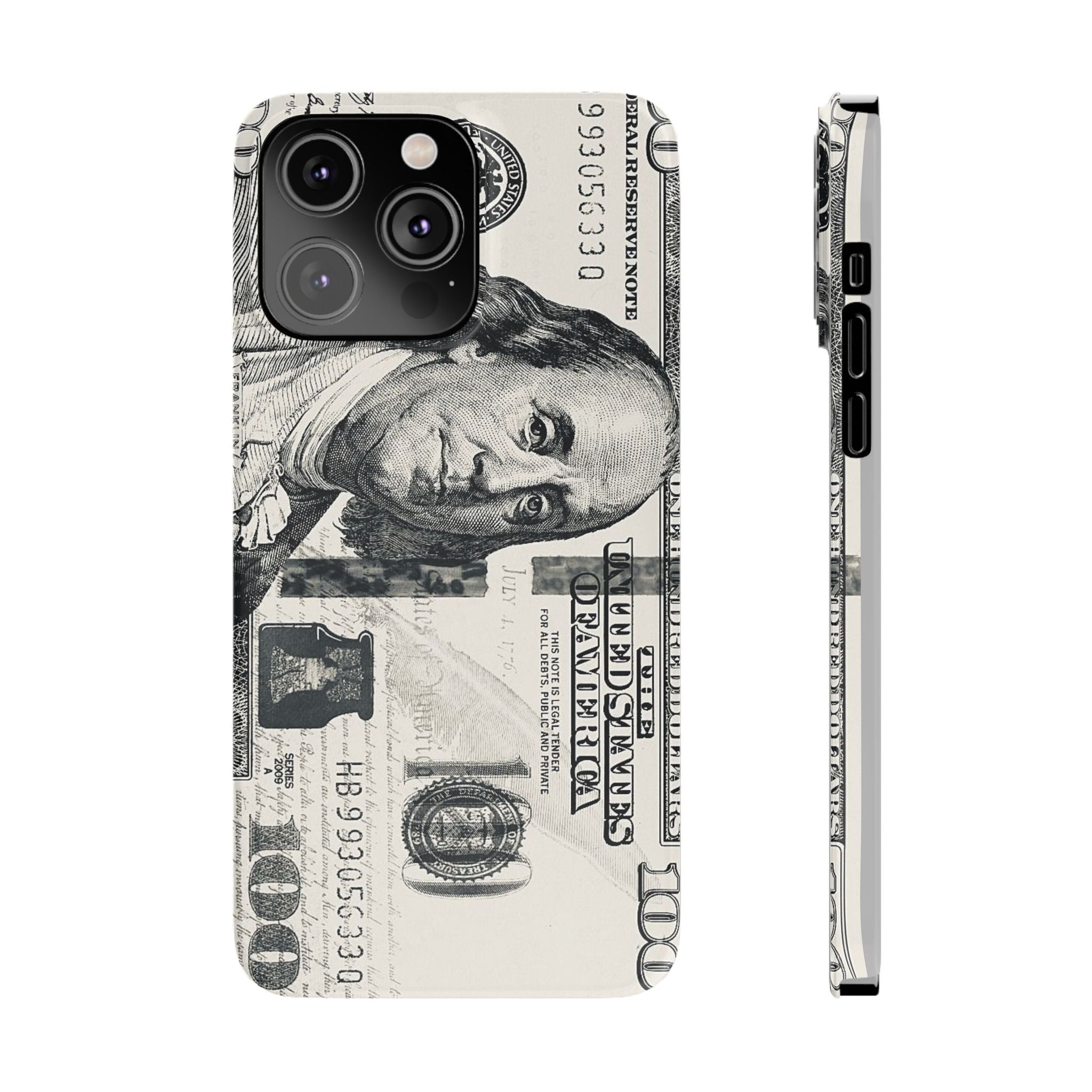 Slim Phone Case — 100 Bill Money Pattern Slim Protective Case