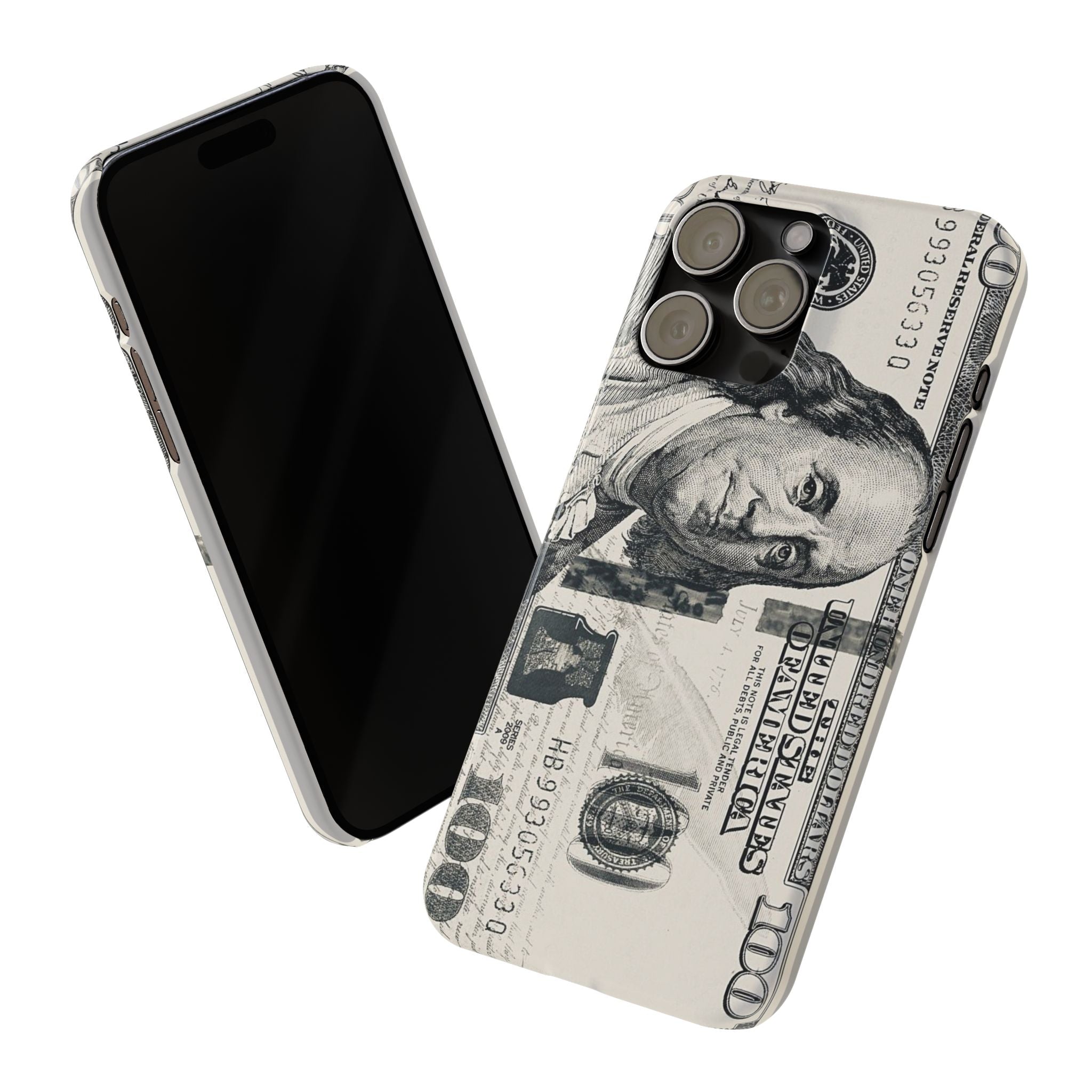 Slim Phone Case — 100 Bill Money Pattern Slim Protective Case