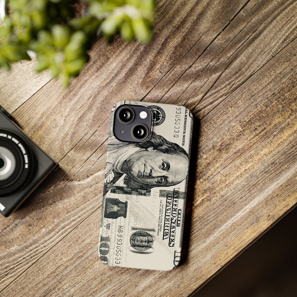 Slim Phone Case — 100 Bill Money Pattern Slim Protective Case