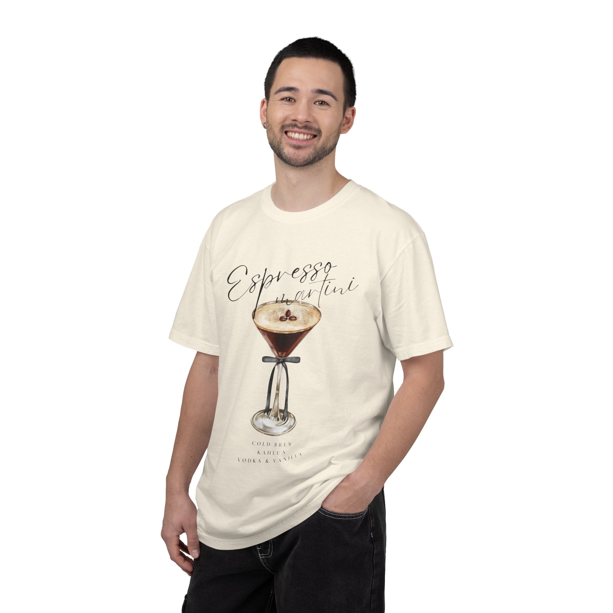 Espresso Martini T-Shirt — Vintage Cocktail Graphic Tee