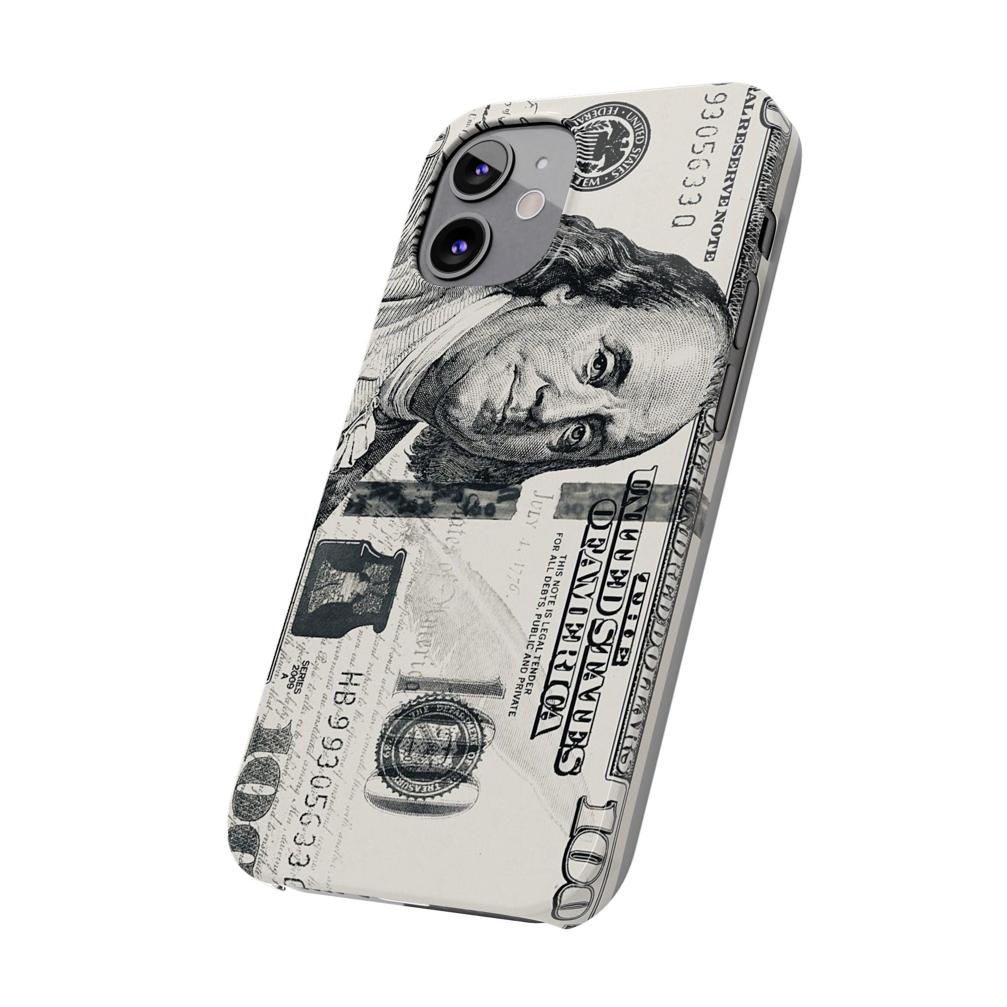 Slim Phone Case — 100 Bill Money Pattern Slim Protective Case