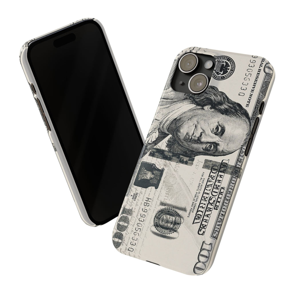 Slim Phone Case — 100 Bill Money Pattern Slim Protective Case