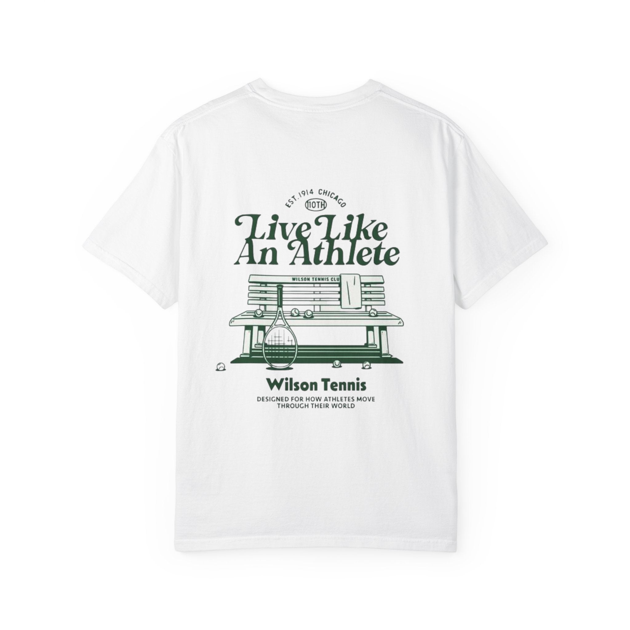 T-Shirt — Live Like An Athlete Wilson Tennis Graphic Tee
