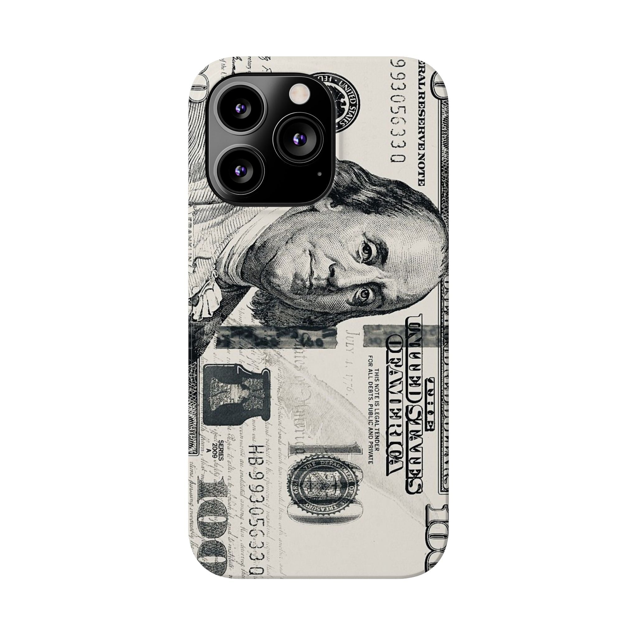 Slim Phone Case — 100 Bill Money Pattern Slim Protective Case