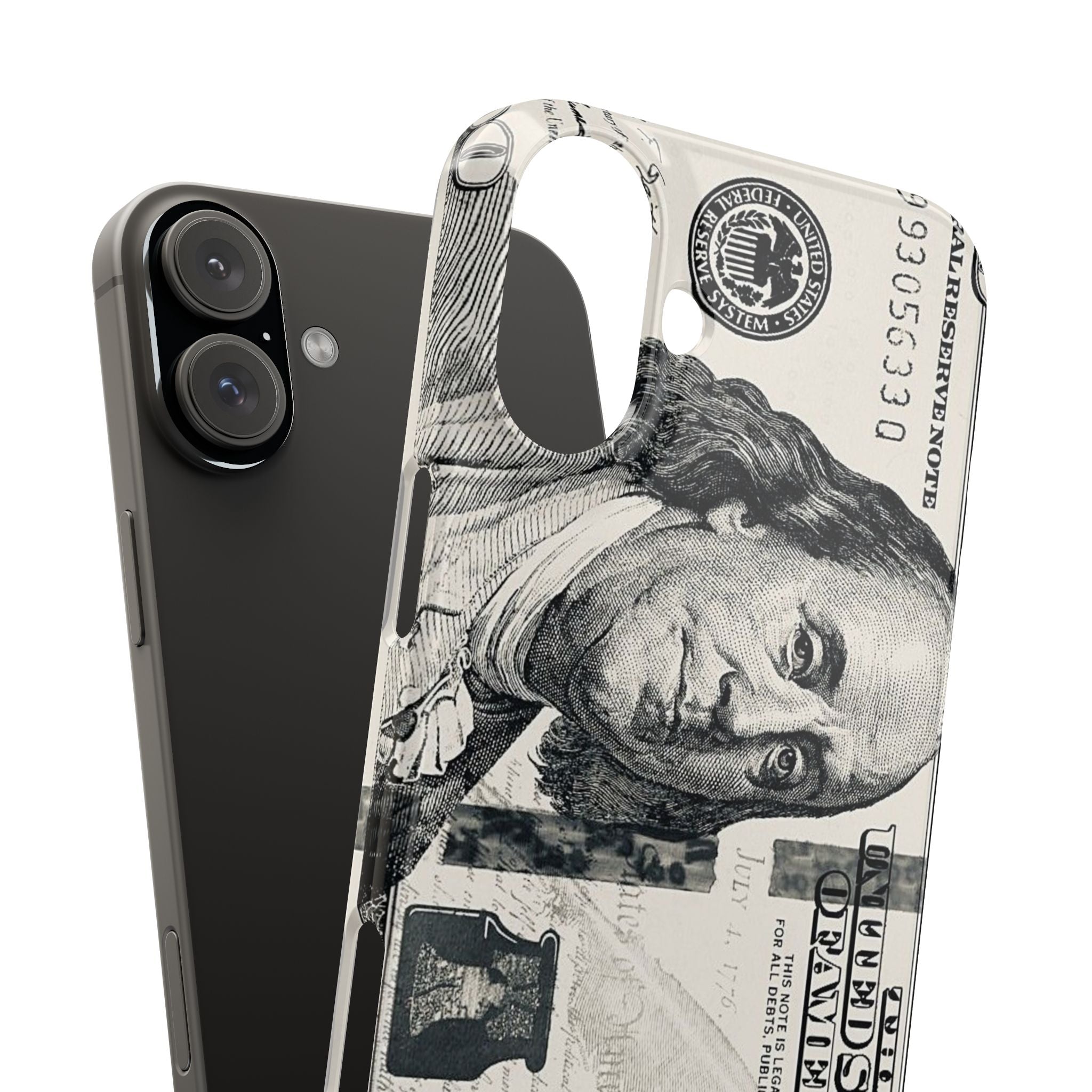 Slim Phone Case — 100 Bill Money Pattern Slim Protective Case