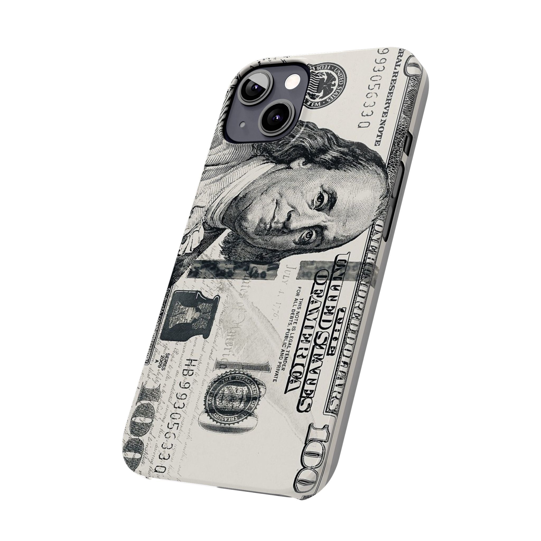 Slim Phone Case — 100 Bill Money Pattern Slim Protective Case