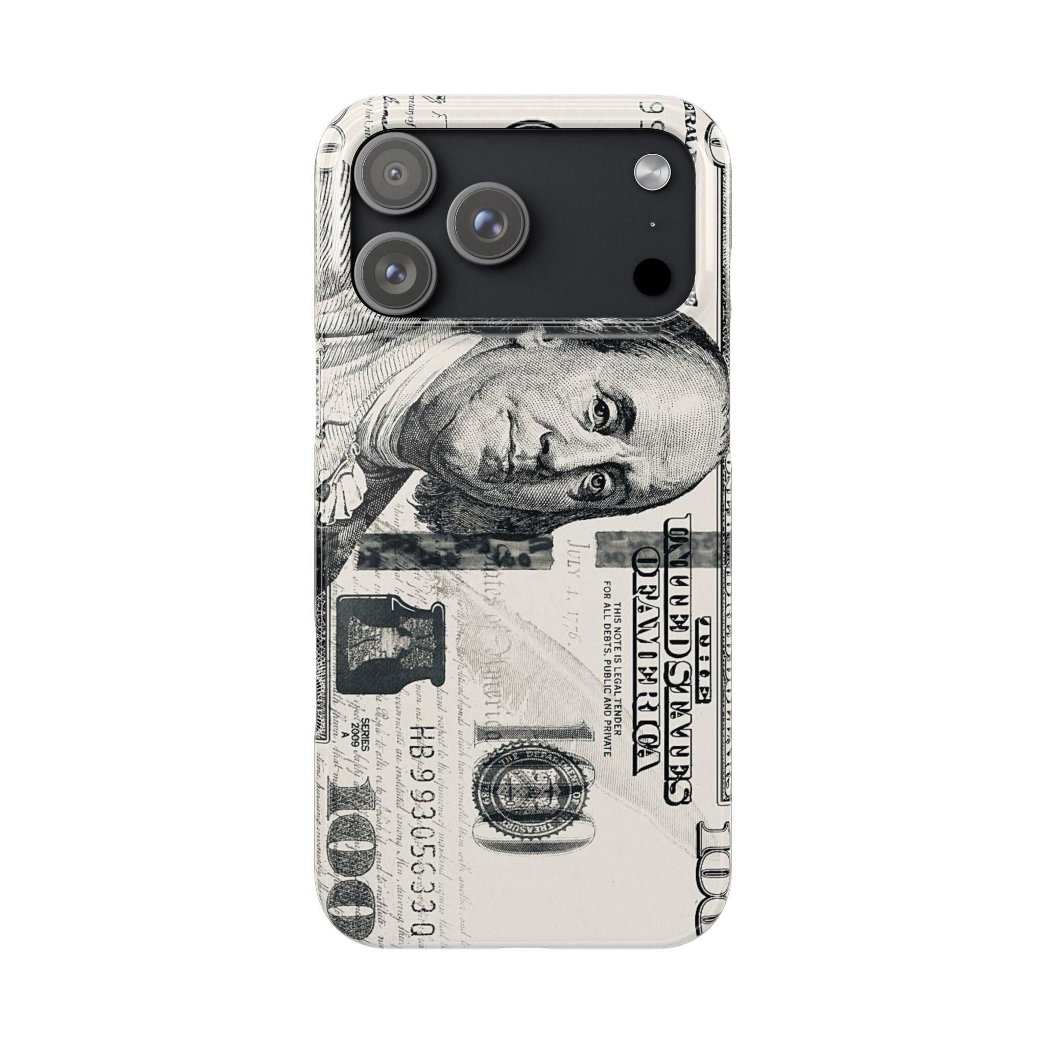 Slim Phone Case — 100 Bill Money Pattern Slim Protective Case