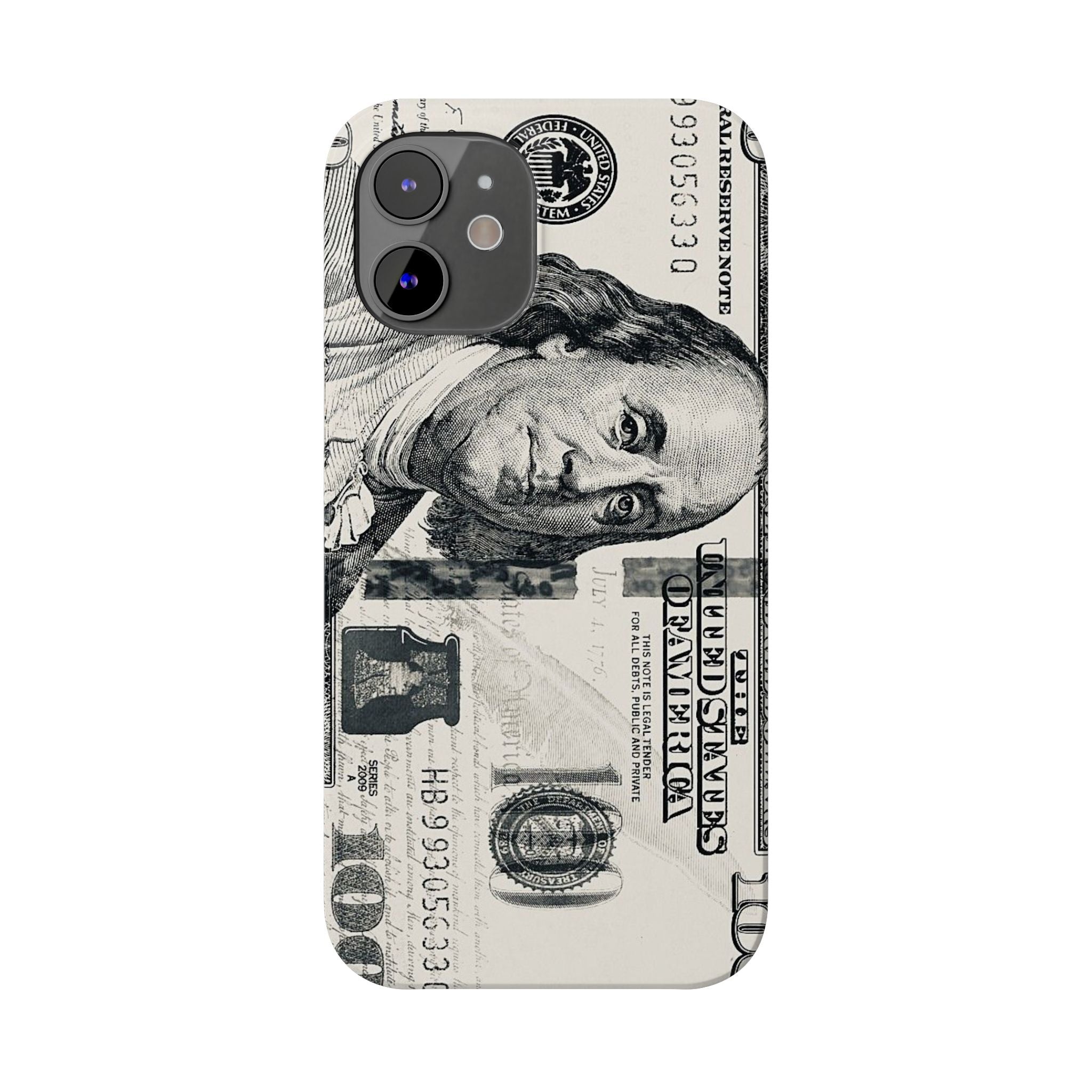 Slim Phone Case — 100 Bill Money Pattern Slim Protective Case