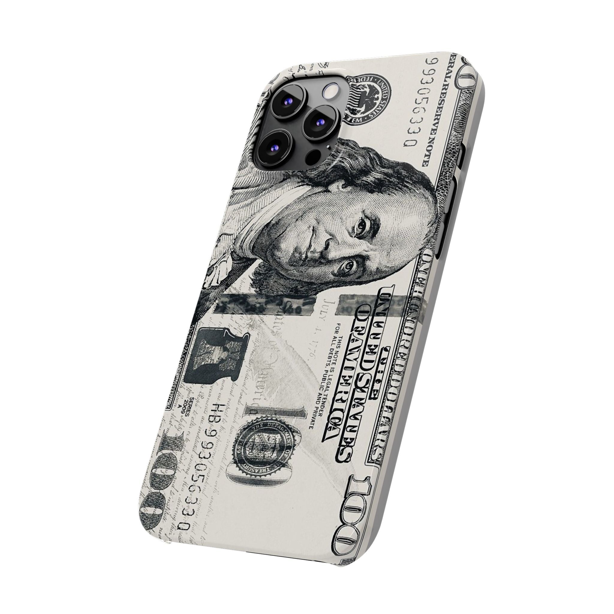 Slim Phone Case — 100 Bill Money Pattern Slim Protective Case