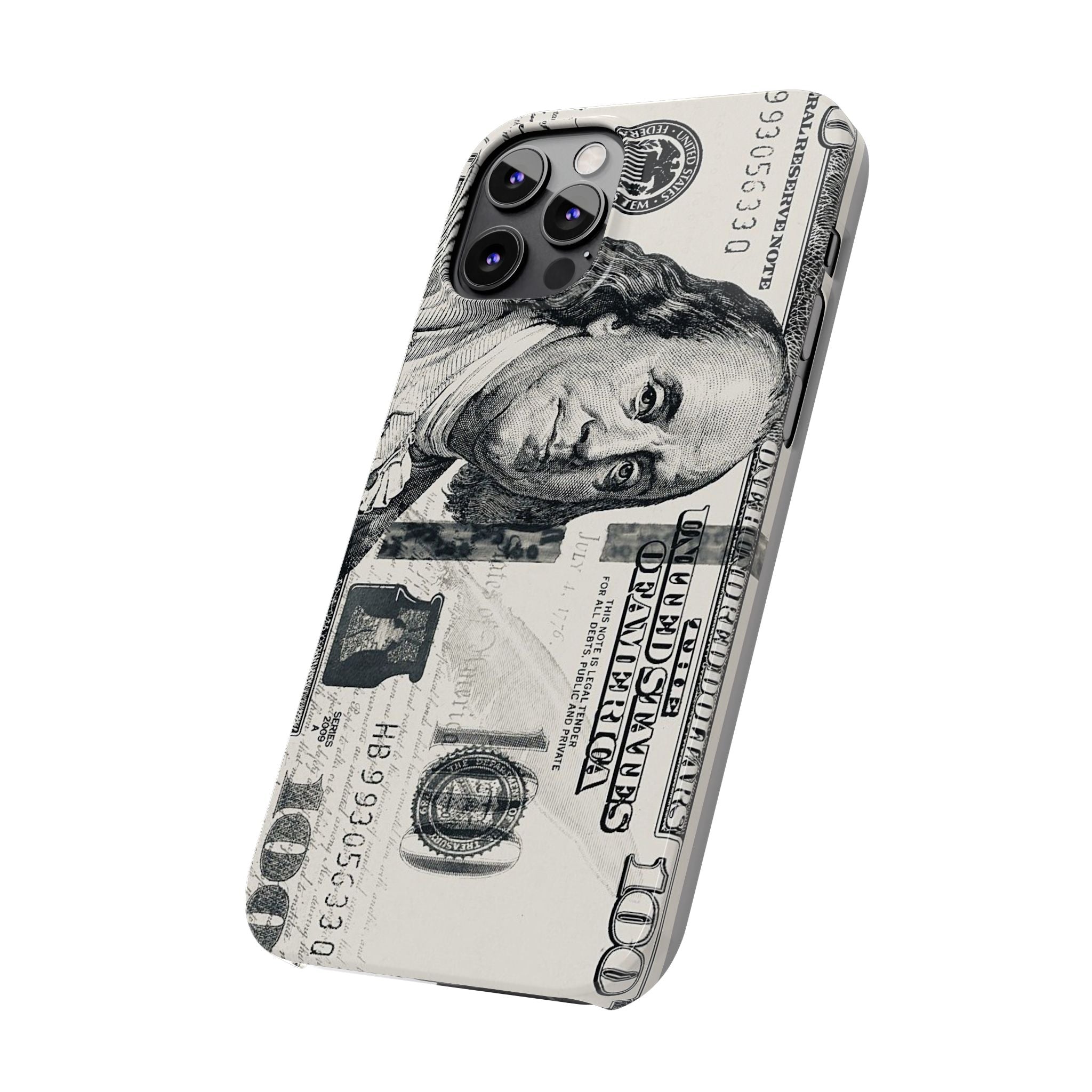 Slim Phone Case — 100 Bill Money Pattern Slim Protective Case
