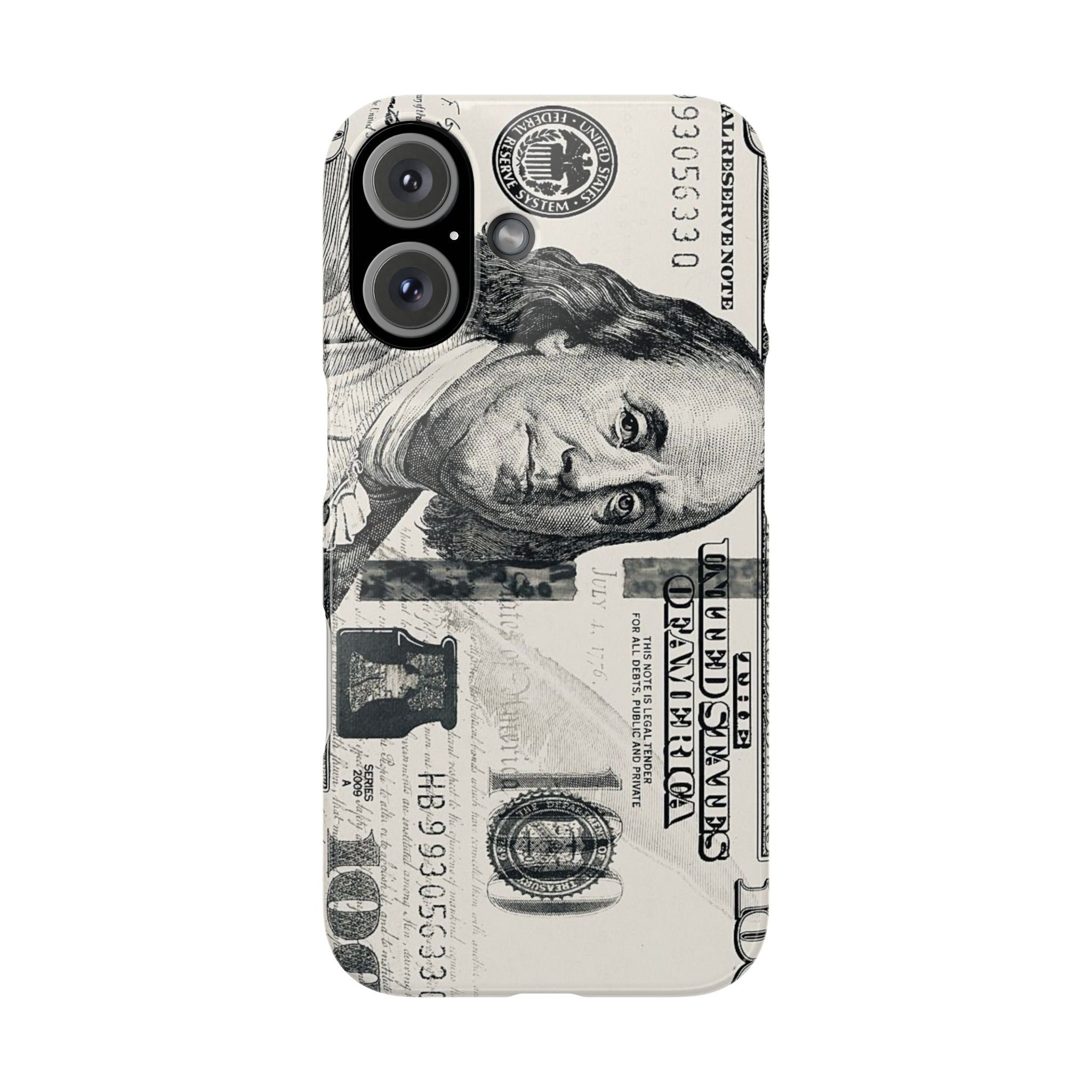 Slim Phone Case — 100 Bill Money Pattern Slim Protective Case