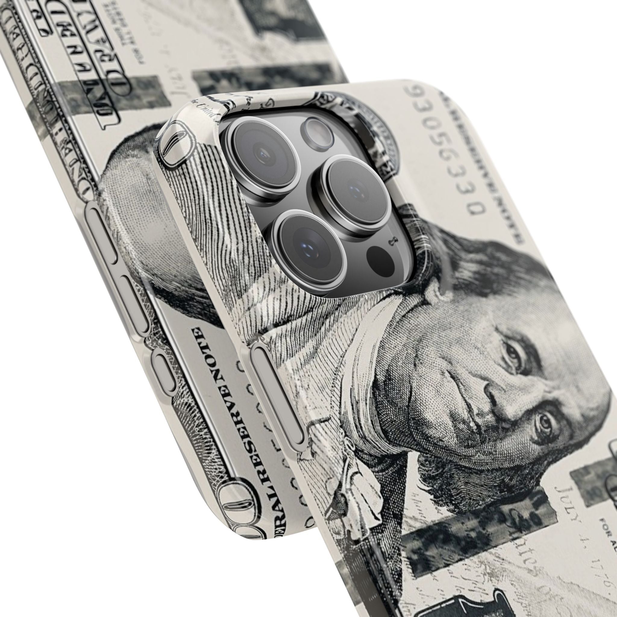 Slim Phone Case — 100 Bill Money Pattern Slim Protective Case