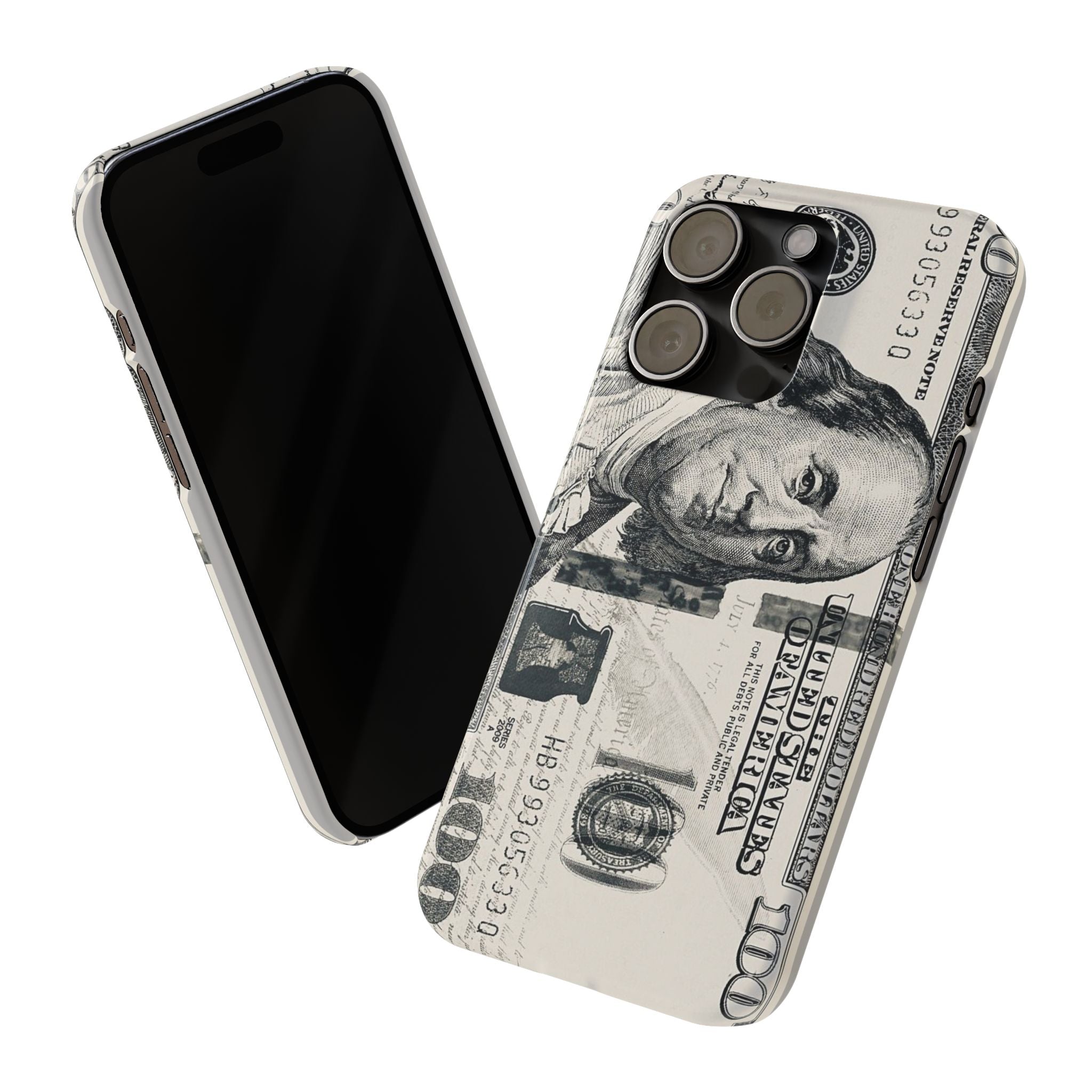 Slim Phone Case — 100 Bill Money Pattern Slim Protective Case