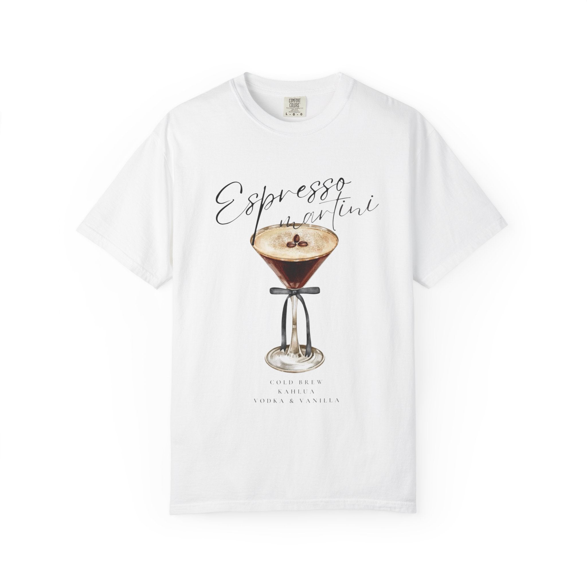 Espresso Martini T-Shirt — Vintage Cocktail Graphic Tee