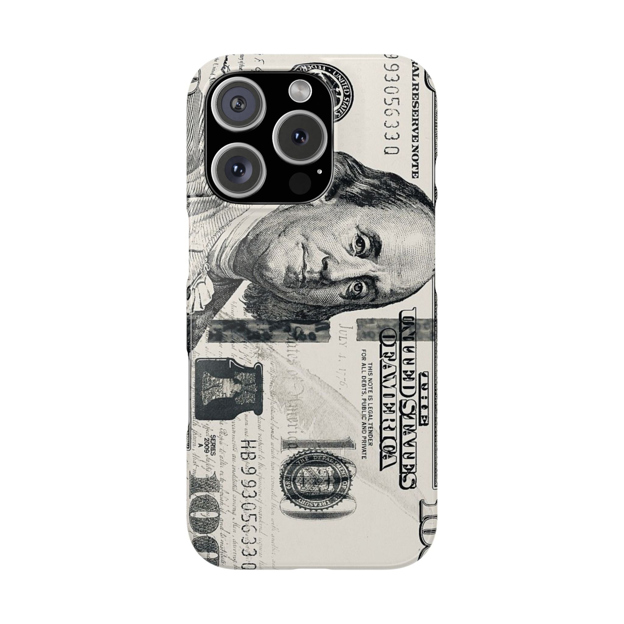 Slim Phone Case — 100 Bill Money Pattern Slim Protective Case