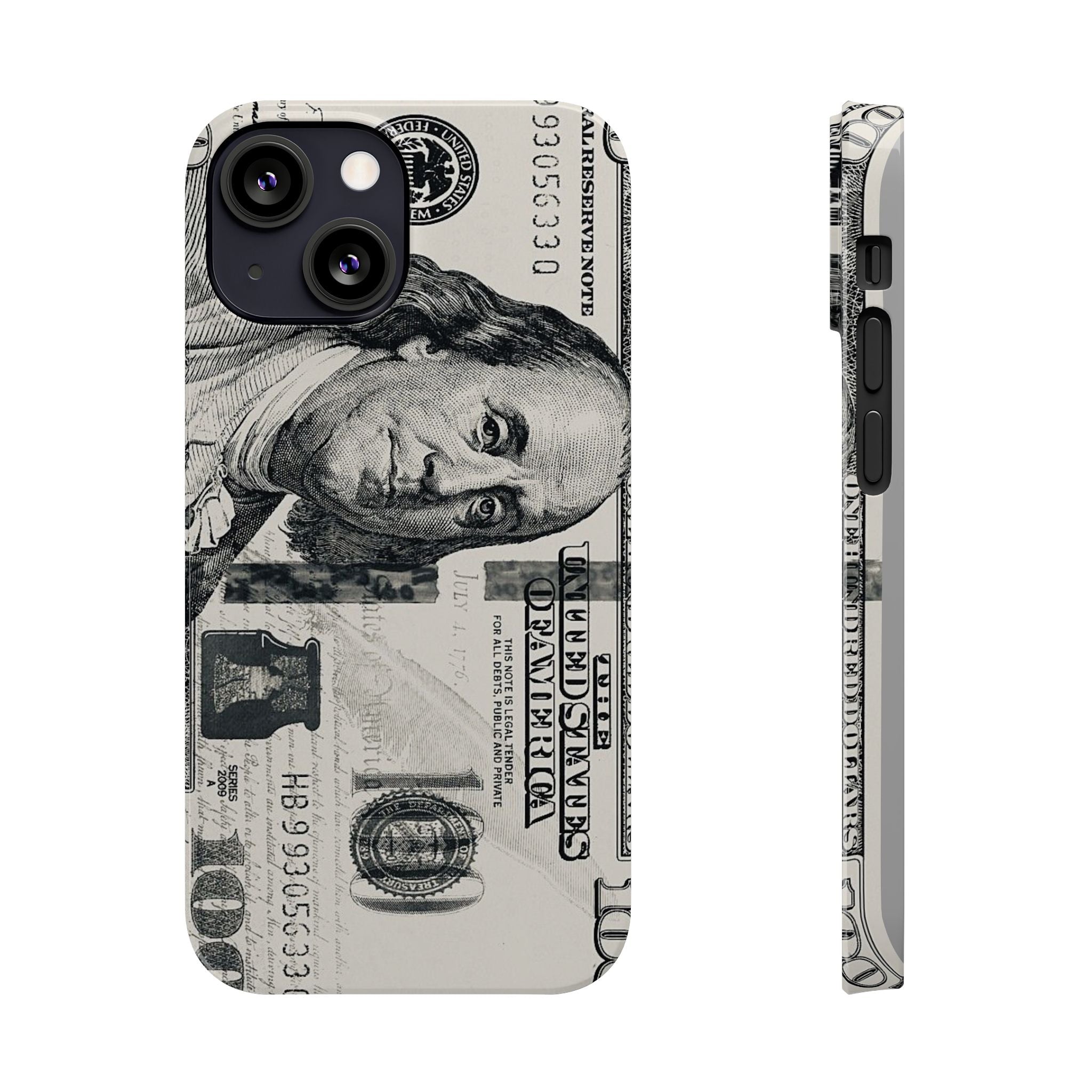 Slim Phone Case — 100 Bill Money Pattern Slim Protective Case